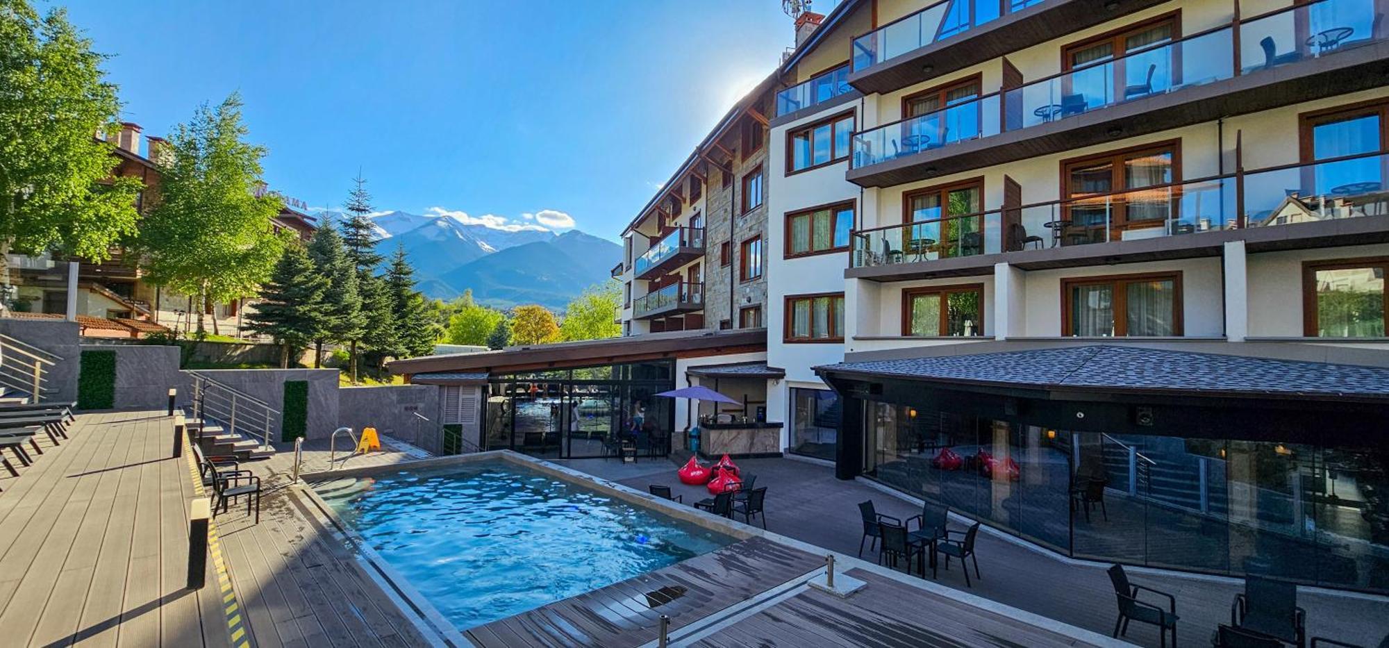 Apartmanica Double Room Apartment 101-12, Big Terrace, St Ivan Rilski 4 Star Spa Resort, Банско Экстерьер фото